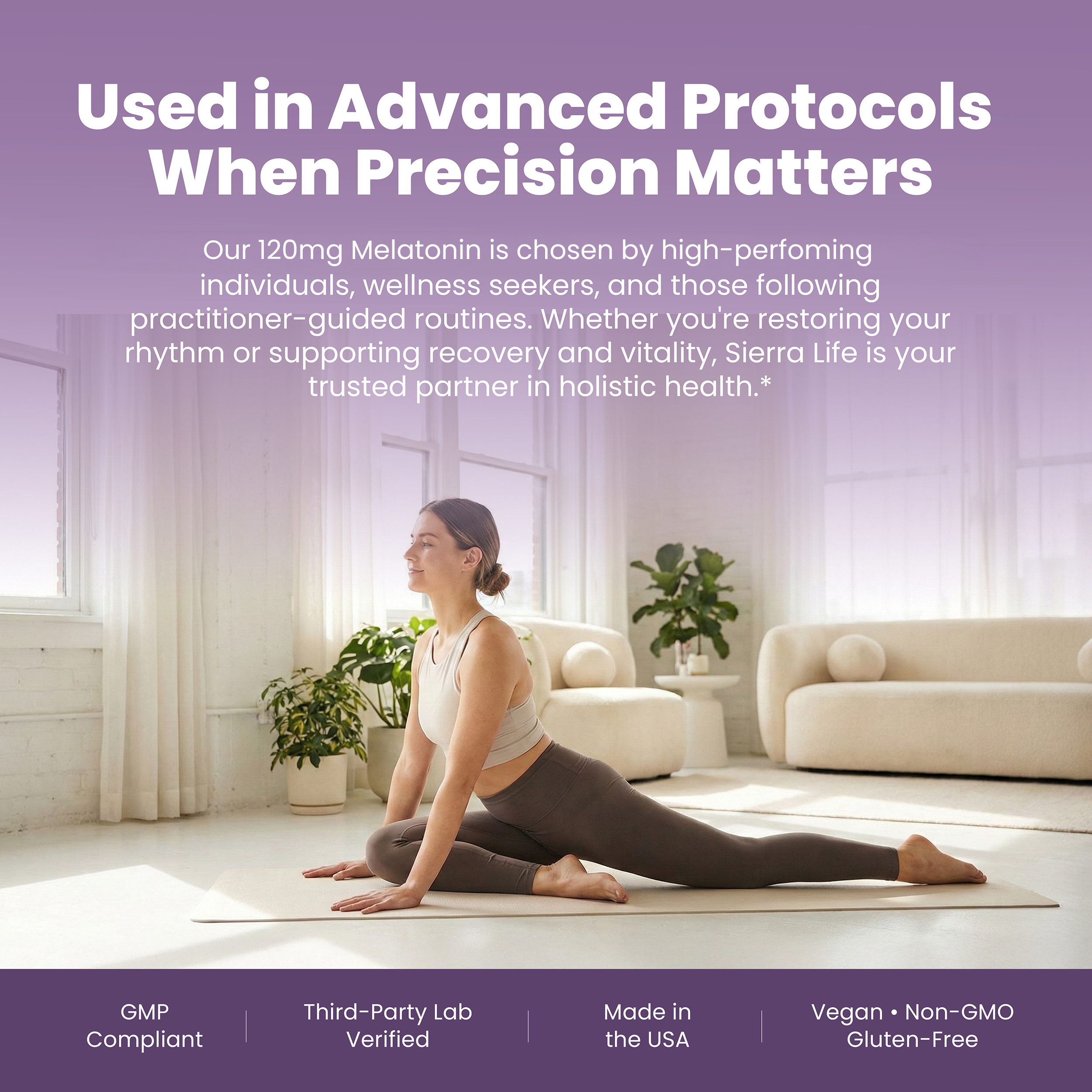 Used in Advanced Protocols When Precision Matters