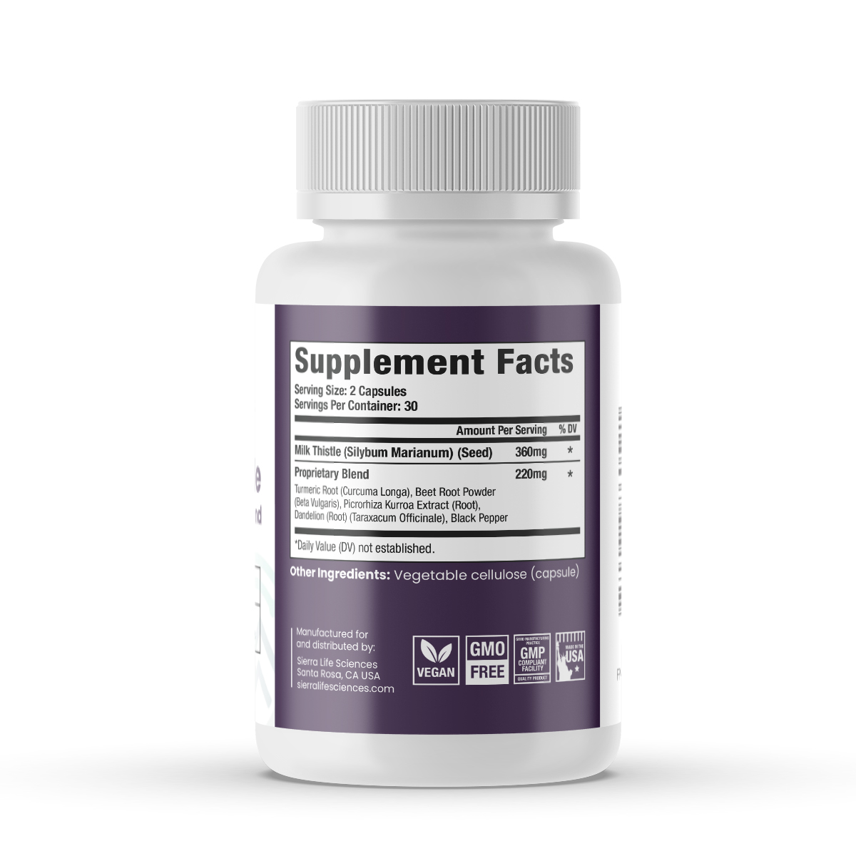Milk Thistle Supplement Facts