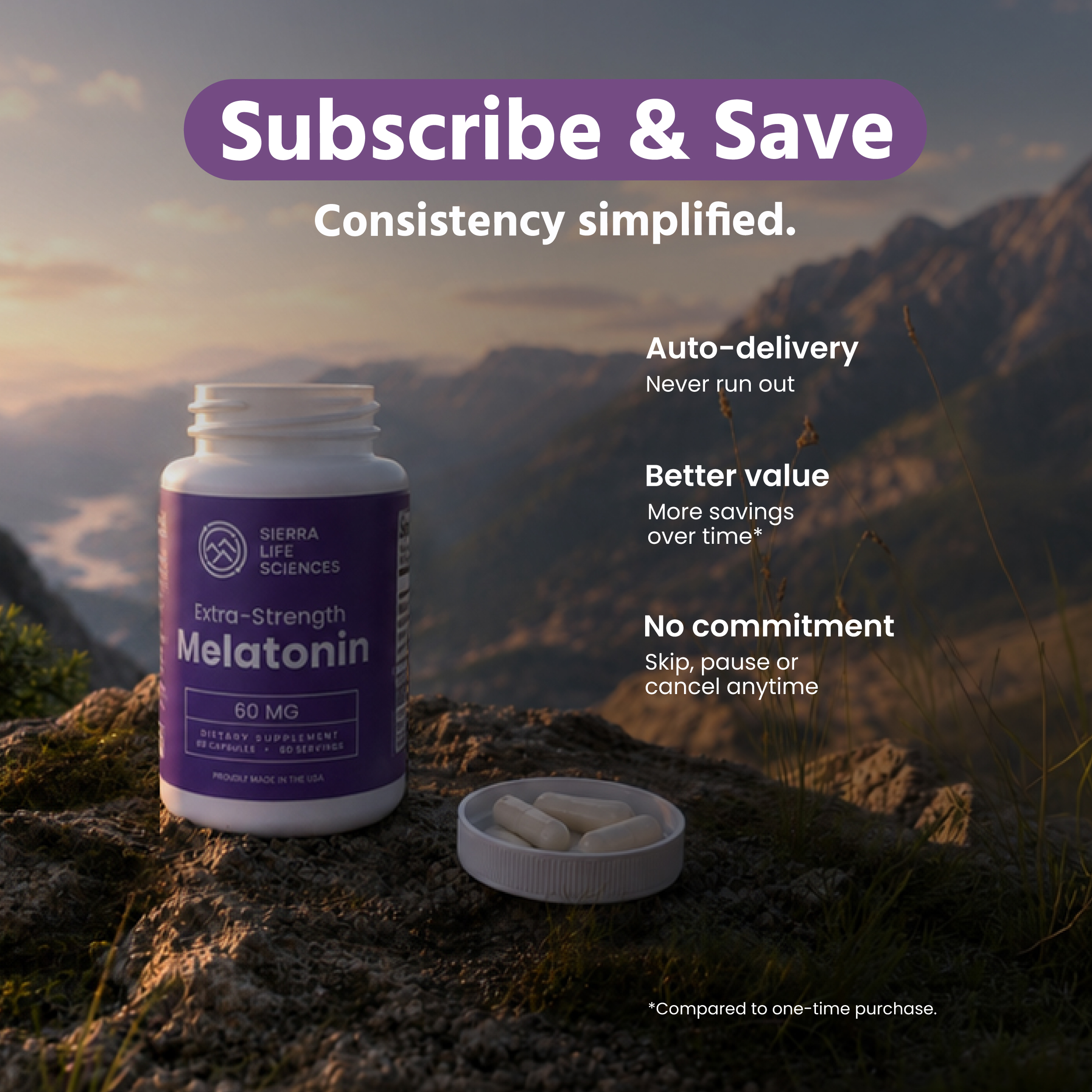 Melatonin, 60mg - Image 5
