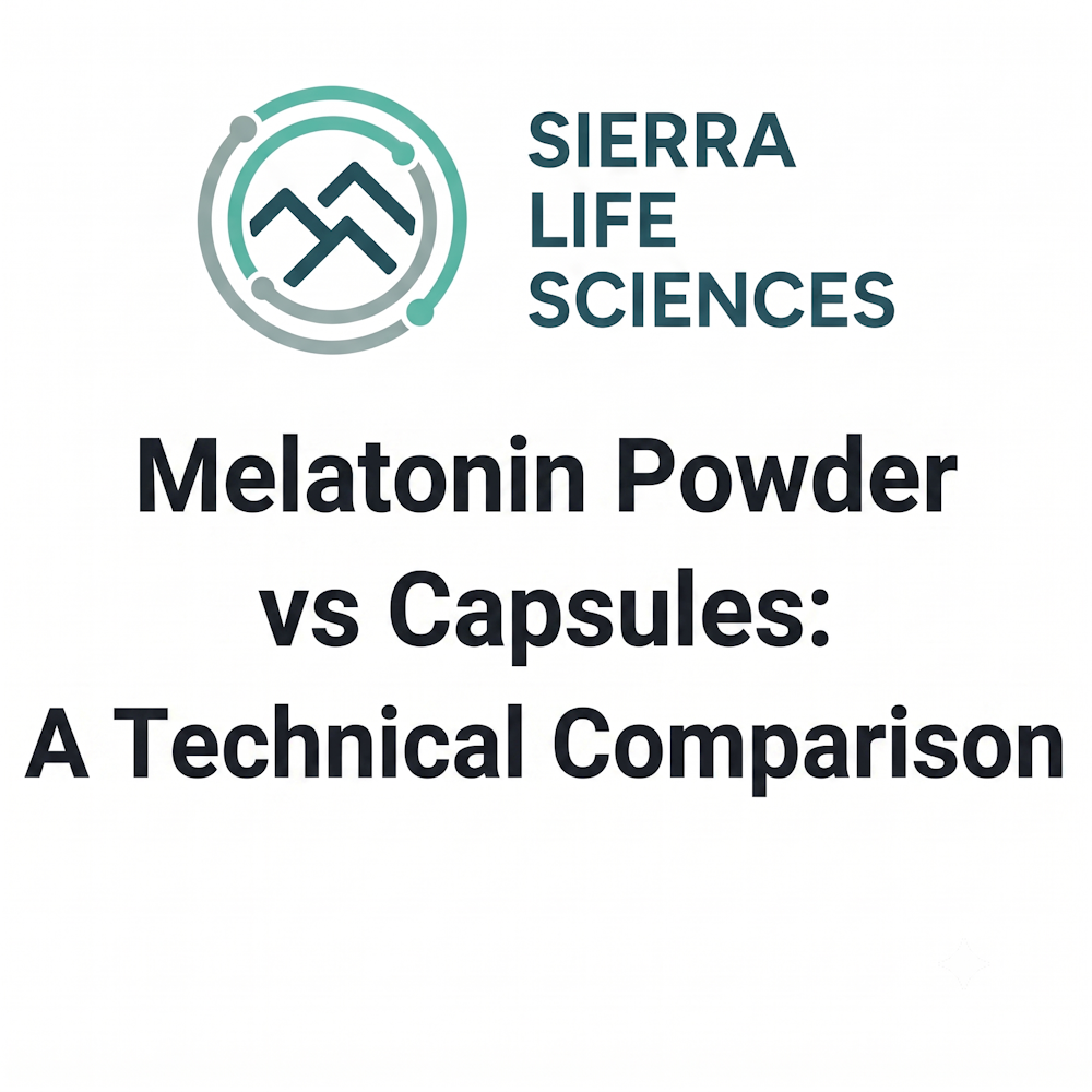 Read more about the article Melatonin Powder vs Capsules: A Technical Comparison