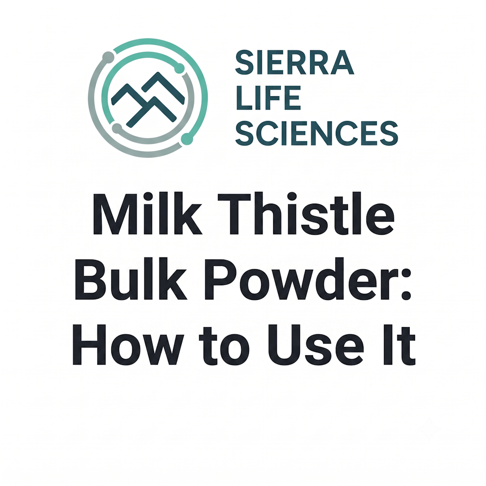 Read more about the article Milk Thistle Bulk Powder: How to Use It